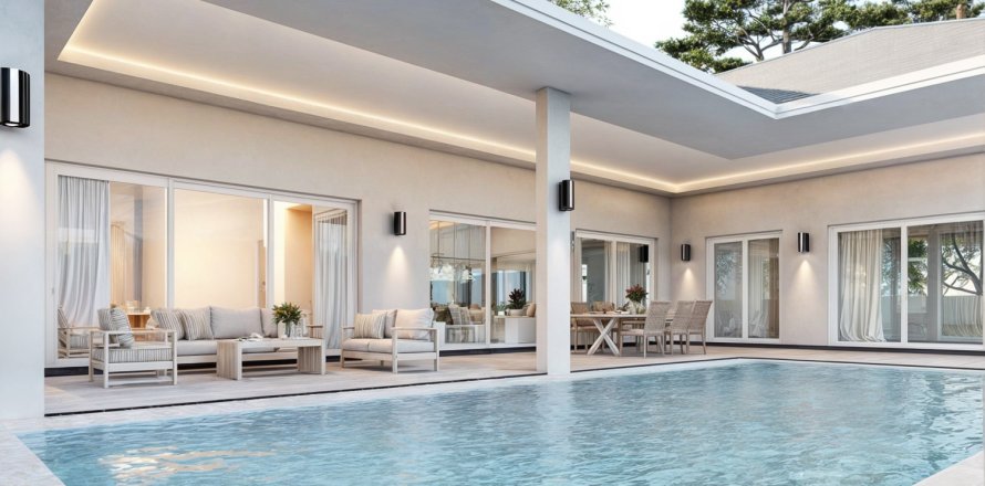 Villa à Hua Hin, Thaïlande 3 chambres № 169809