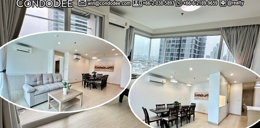 Condo in Bang Rak, Bangkok, Thailand, 4 bedrooms  № 201044