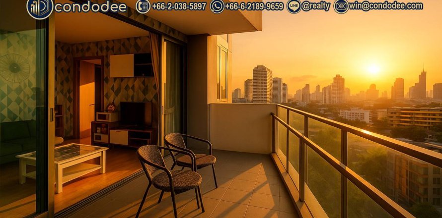 Condo à Watthana, Bangkok, Thaïlande, 2 chambres № 201049
