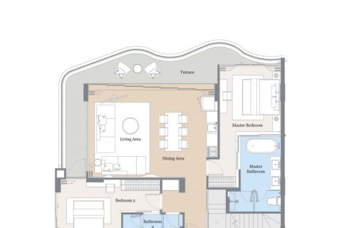 Penthouse à Bang Tao, Thaïlande 2 chambres № 165942 - photo 16