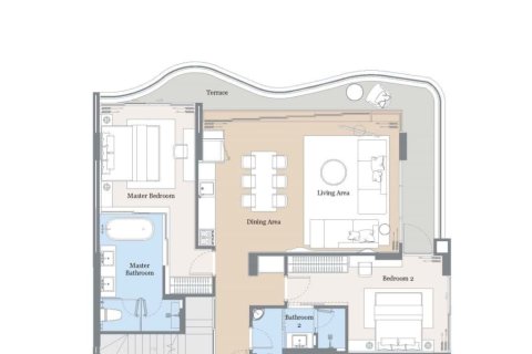 Penthouse à Bang Tao, Thaïlande 2 chambres № 165941 - photo 14