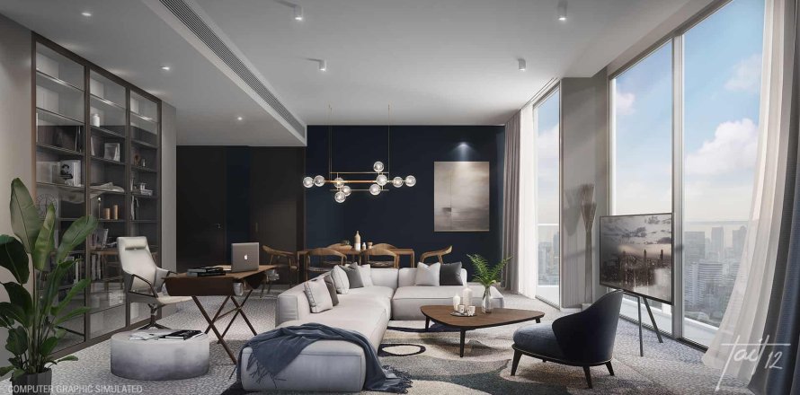 Condo à Bangkok, Thaïlande, 1 chambre  № 165939