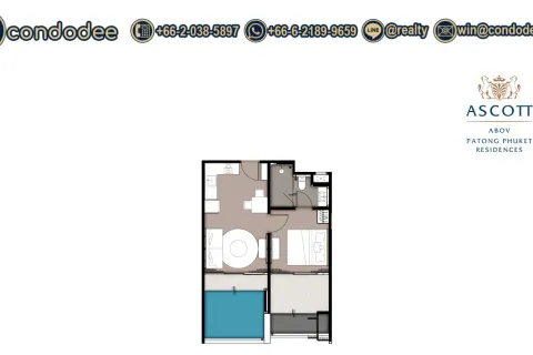 Condo à Bangkok, Thaïlande, 1 chambre № 201398 - photo 10