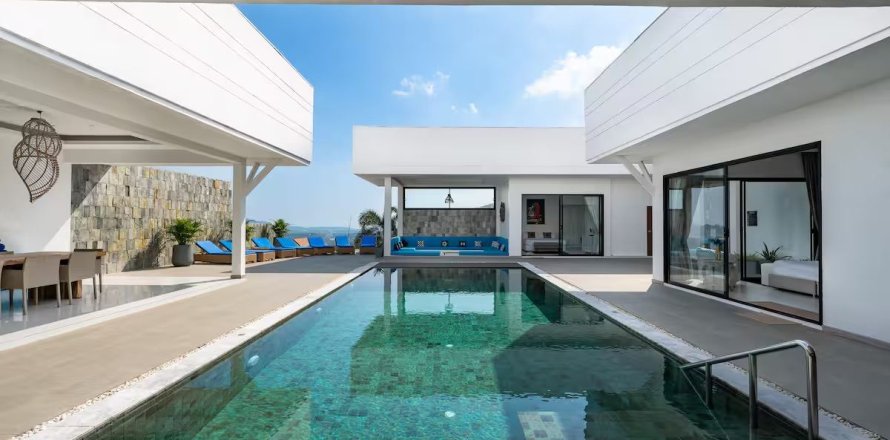 Вилла в Самуи, Таиланд с 7 спальнями  № 173538