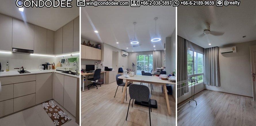 Condo à Watthana, Bangkok, Thaïlande, 2 chambres № 201103