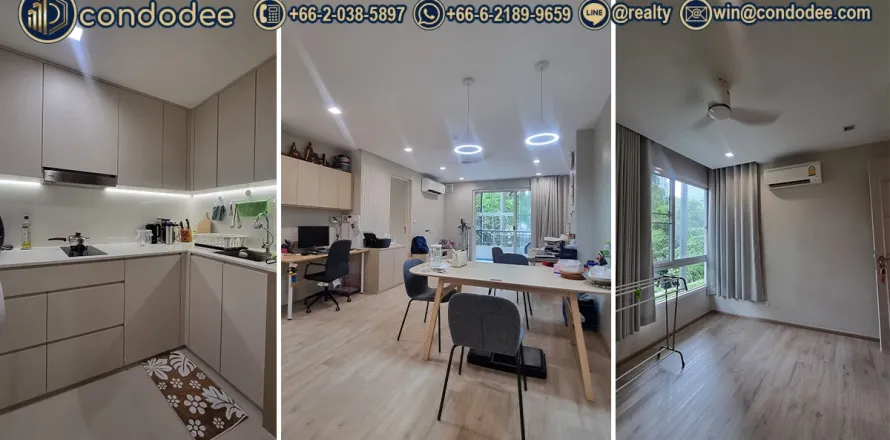 Condo à Watthana, Bangkok, Thaïlande, 2 chambres  № 201103