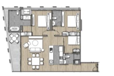 Condo à Bangkok, Thaïlande, 2 chambres  № 166861 - photo 14