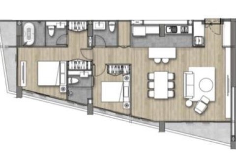 Condo à Bangkok, Thaïlande, 2 chambres  № 166862 - photo 21