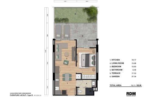 Condo à Bang Tao, Thaïlande, 1 chambre  № 166867 - photo 16