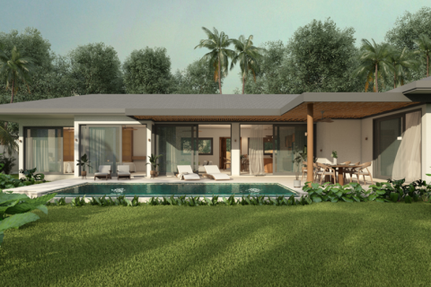 Вилла в Самуи, Таиланд с 4 спальнями  № 164181