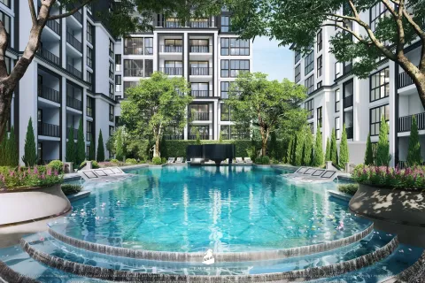 Studio dans le Condo à Pattaya, Thaïlande  № 164182 - photo 5