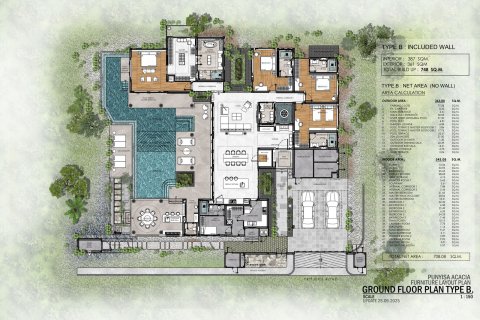 Villa in Pa Klok, Thailand 4 bedrooms № 70933 - photo 13