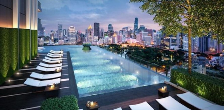 Appartement à Bangkok, Thaïlande 1 chambre № 193968
