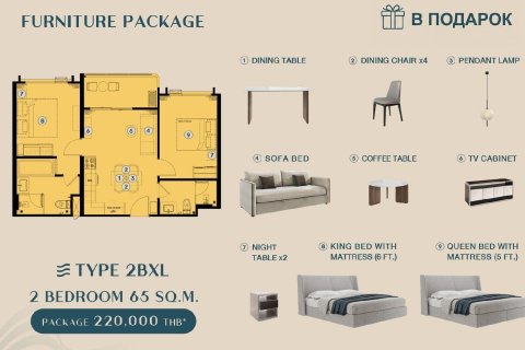 Condo in Phuket, Thailand, 2 bedrooms № 164166 - photo 13