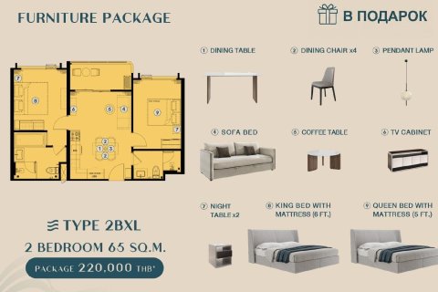 Condo in Phuket, Thailand, 2 bedrooms № 164169 - photo 14