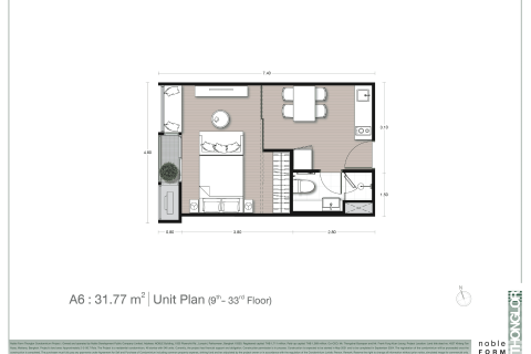 Condo à Bangkok, Thaïlande, 1 chambre  № 166875 - photo 15