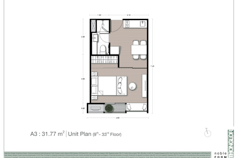 Condo à Bangkok, Thaïlande, 1 chambre  № 166875 - photo 13