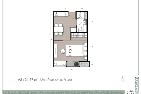 Condo à Bangkok, Thaïlande, 1 chambre  № 166875 - photo 12