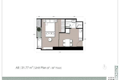 Condo à Bangkok, Thaïlande, 1 chambre  № 166875 - photo 17