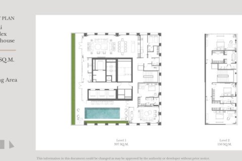 Пентхаус в Клонг Тоэй, Бангкок, Таиланд с 4 спальнями  № 146767 - фото 5