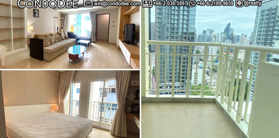 Condo à Watthana, Bangkok, Thaïlande, 2 chambres № 200978