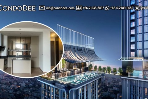 Condo à Watthana, Bangkok, Thaïlande, 3 chambres № 200977 - photo 1