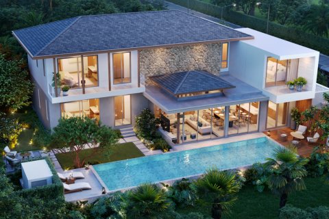 Вилла в Банг Тао, Таиланд с 5 комнатами  № 71753 - фото 2