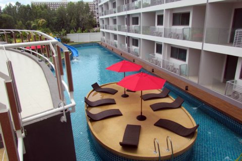Condo on Jomtien Beach, Pattaya, Thailand, 1 bedroom  № 204098 - photo 14