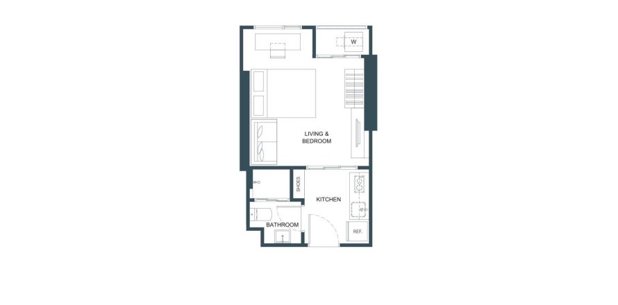 Off-plan Flo by Sansiri in Bangkok, Thailand № 169701 - photo 1