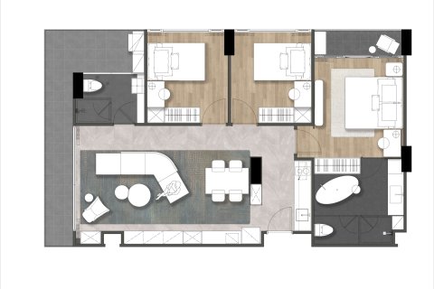 Condo in Wichit, Thailand, 3 bedrooms  № 165664 - photo 21