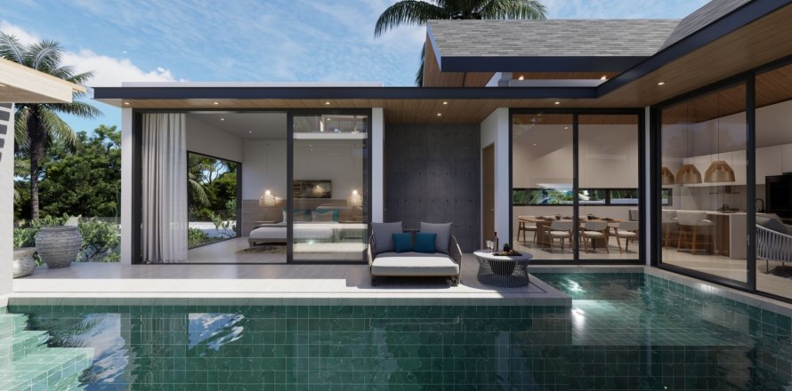 Вилла в Самуи, Таиланд с 3 спальнями  № 159643