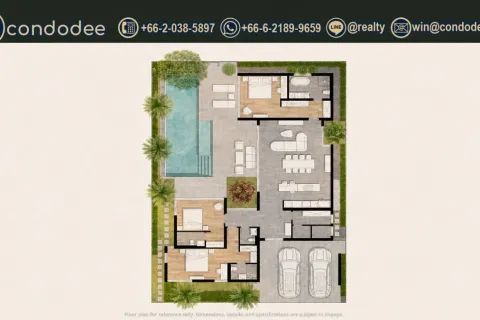 Haus in Bangkok, Thailand 3 Schlafzimmer № 233150 - Foto 7