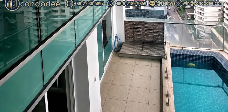 คอนโดมิเนียมในวัฒนา, กรุงเทพฯ, ประเทศไทย, 3 ห้องนอน № 233154