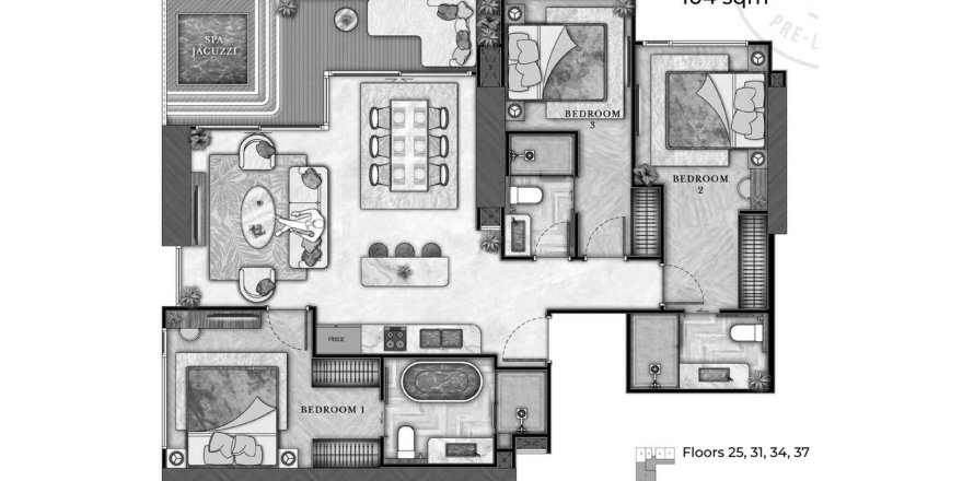 Off-plan The Riviera Wongamat Beach in Pattaya, Thailand № 25465 - photo 1
