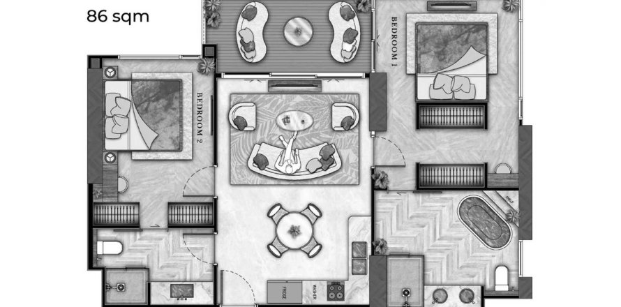 Off-plan The Riviera Wongamat Beach in Pattaya, Thailand № 25465 - photo 1