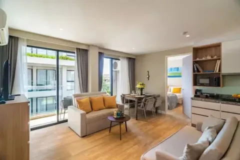 Condo à Phuket, Thaïlande, 2 chambres  № 163014