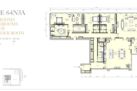 Penthouse in Bang Rak, Bangkok, Thailand 3 Schlafzimmer № 217104 - Foto 21