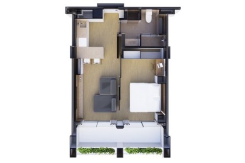 Condo sur Layan Beach, Thaïlande, 1 chambre  № 166142 - photo 10