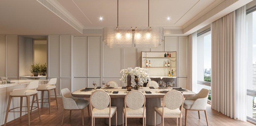 Квартира в InterContinental Residences Bangkok Asoke, Бангкок, Таиланд с 4 комнатами № 163657