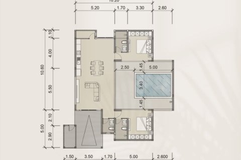 Вилла в Самуи, Таиланд с 2 спальнями  № 155923 - фото 8