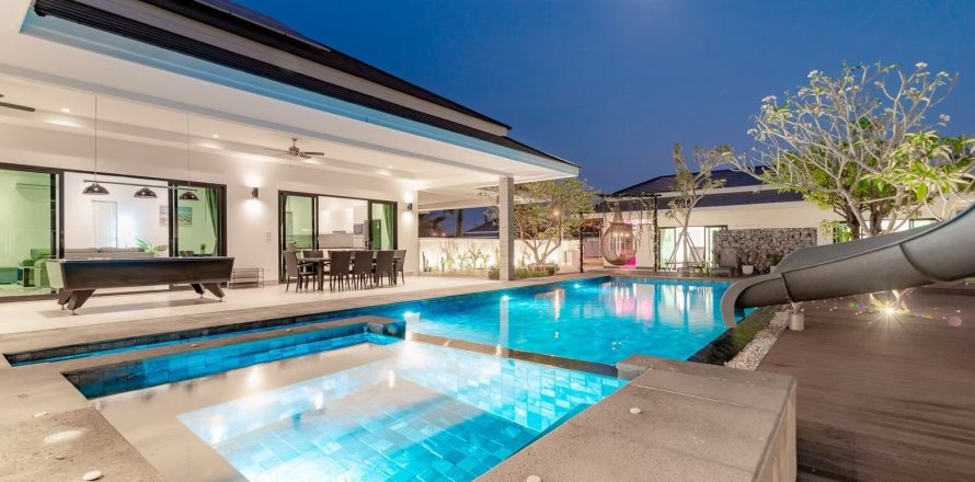 Вилла в Ча-аме, Таиланд с 5 спальнями  № 167797