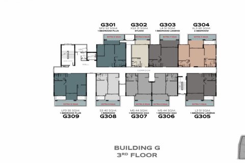 Квартира в Пхукете, Таиланд с 2 спальнями  № 167844 - фото 4