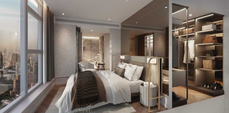 Квартира в The Residences 38, Клонг Тоэй, Бангкок, Таиланд с 1 спальней  № 133527