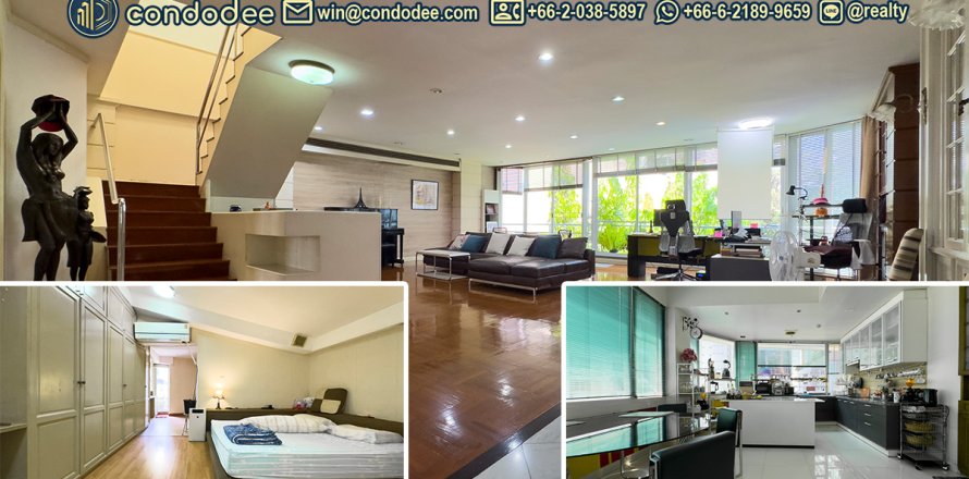 คอนโดมิเนียมในคลองเตย, กรุงเทพฯ, ประเทศไทย, 4 ห้องนอน № 201194
