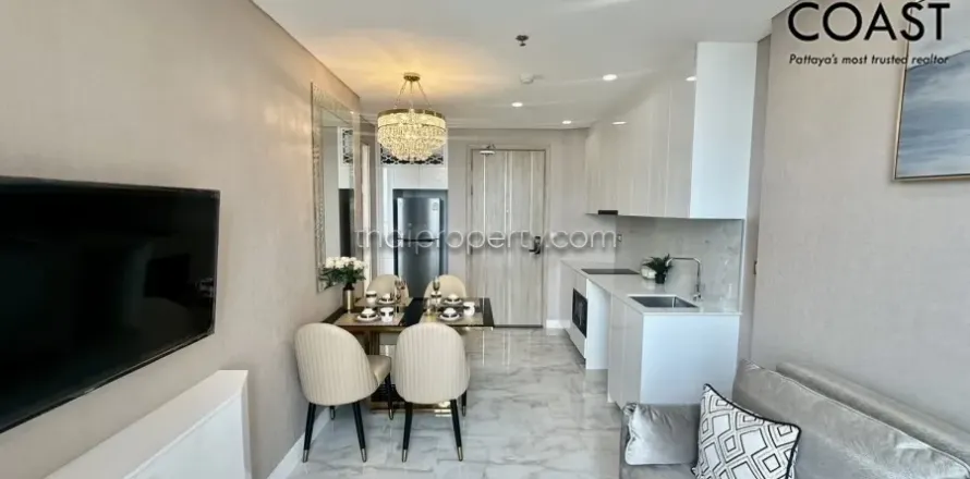 Condominio de 1 dormitorio en Jomtien Beach, Pattaya, Tailandia № 213391