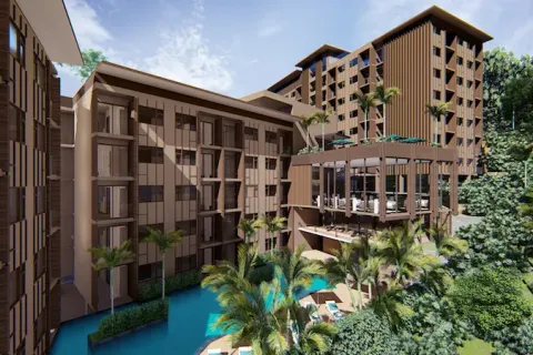 Студия в кондо в Кароне, Таиланд № 3415