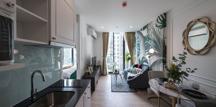 Condo à Bangkok, Thaïlande, 1 chambre  № 143763