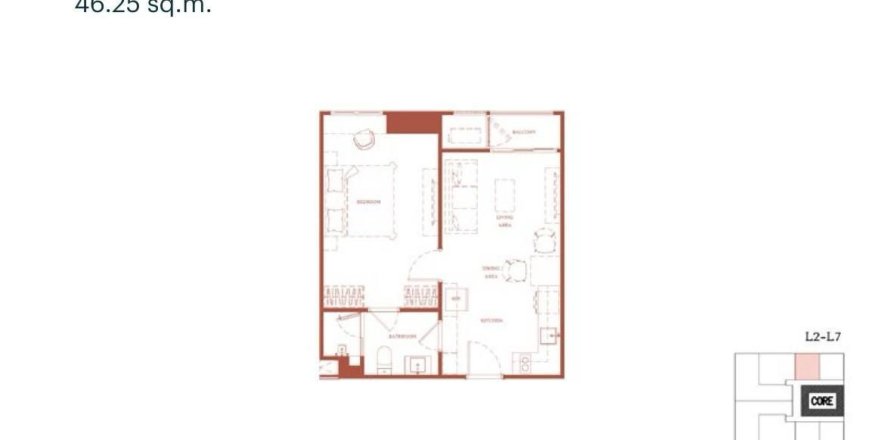 Studio in the Condo in Phaya Thai, Bangkok, Thailand № 154792