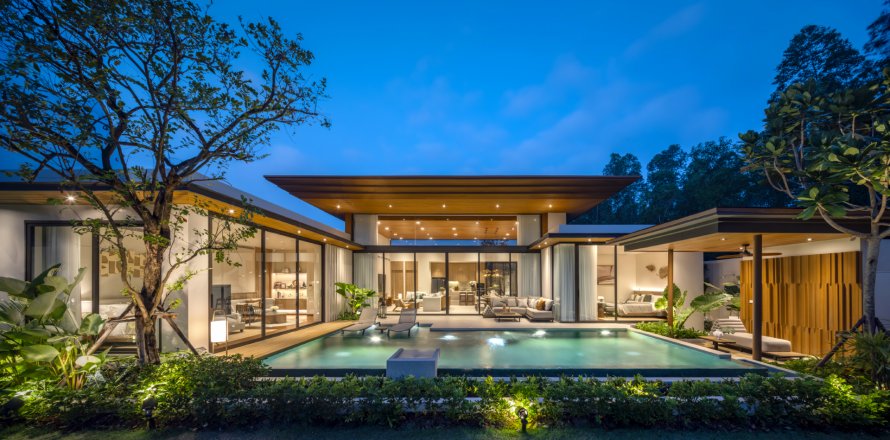 Вилла в Пхукете, Таиланд с 4 спальнями  № 144222