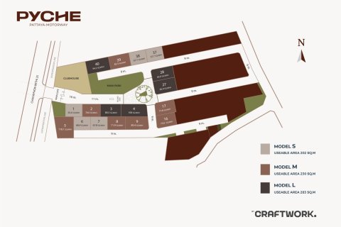 Вилла в Паттайе, Таиланд с 4 спальнями  № 170033 - фото 10